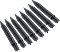 8PCS Torch Stake 8.26 Inch Pathway Light Stake Plastic Path Light Replacement ABS Plastic Stake Solar Stake for Garden, Pathway Lamps(Head Mounting Dia 0.82 Inch) | Plastic Path Light Replacement, ABS Plastic, Solar Stake, For Garden & Pathway Lamps, H...