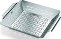 Weber® Deluxe Grilling Basket, Stainless Steel for Goourmet Grilling | Weber® Grill Basket for Vegetables, Seafood & Small Foods, Durable BBQ Cooking Accessory for Charcoal & Gas Grills