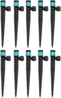 10Pcs 360 Degree Rotating Watering Irrigation Sprinkler Sprayer Connector Farm Greenhouse Garden Sprinkler Nozzle Gardening Irrigation