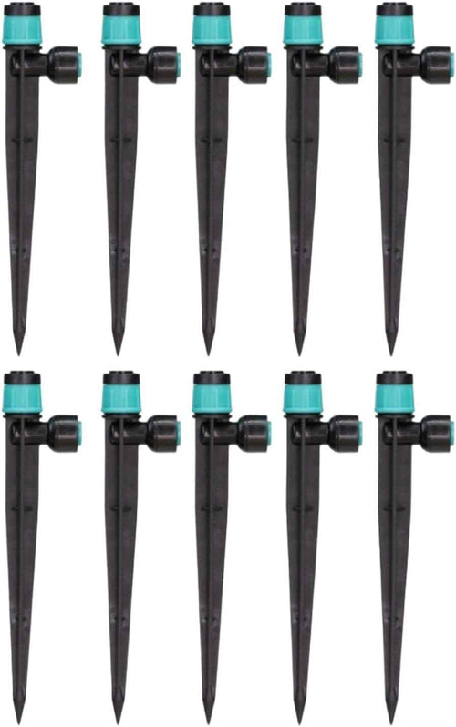 10Pcs 360 Degree Rotating Watering Irrigation Sprinkler Sprayer Connector Farm Greenhouse Garden Sprinkler Nozzle Gardening Irrigation