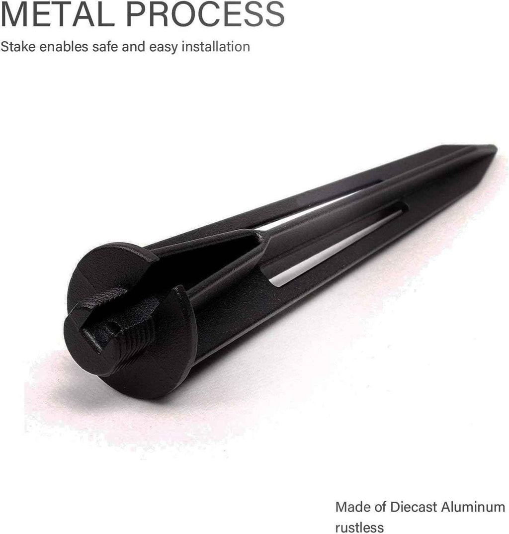 Metal Spike Stake Replacement 3/4-14 NPSM Male Thread for Landscape Path/Spot Light Low Voltage Outdoor Lighting 8101-4820-01