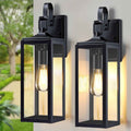 18'' Large Outdoor Wall Lights 2 Packs, Black Exterior Lighting Fixtures | Modern Outside Lights for House, Waterproof Outdoor Lighting Wall Sconce Lanterns for Porch, Garage, Farmhouse, Front Door