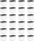 Sterilite 24-Pack ShelfTote, 50 Quart, and Office by Sterilite