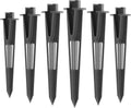 VENUS MANUFACTURING 6pcs 8.75” Landscape Lighting Metal Stakes 3/4 NPSM (0.77'' Thread Diameters) Path Light Replacement Ground Spikes Fit Malibu Outdoor Pathway Light & Spotlight/Floodlight Lights