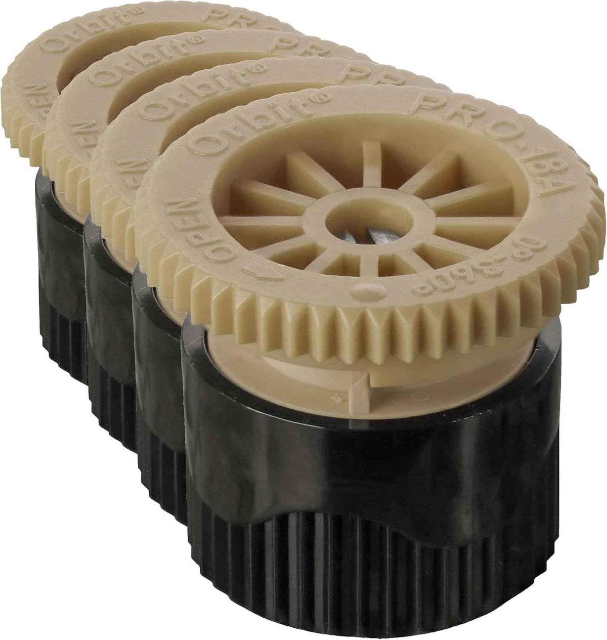 Orbit 53585 Adjustable Arc Sprinkler Spray Head Nozzle, 18-Feet (Pack of 4)