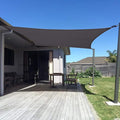 SUNNY GUARD Custom Size 10'x16' Dark Grey Sun Shade Sail Rectangle UV Block by SUNNYGUARD