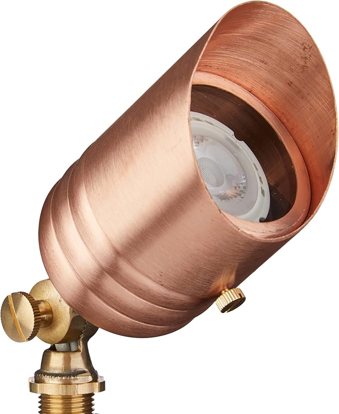 VOLT Fat Boy 12V Solid Copper Outdoor Spotlight by VOLT