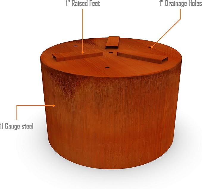 Plantercraft Corten Steel Planters | Large Round Planters - Image 3