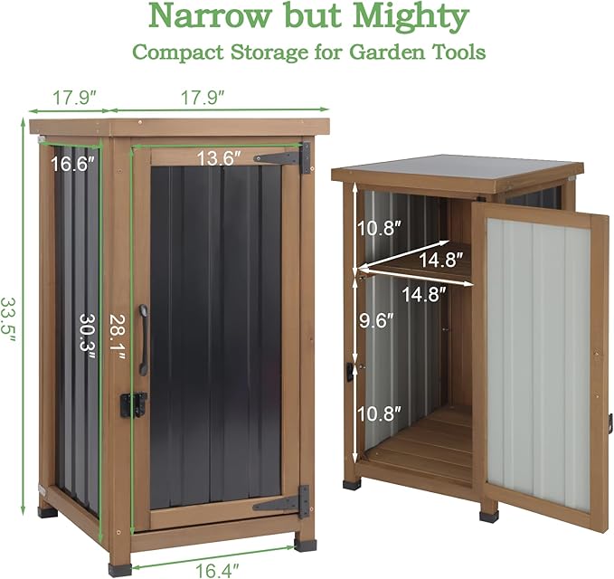 Small Outdoor Storage Cabinet Waterproof - Image 3