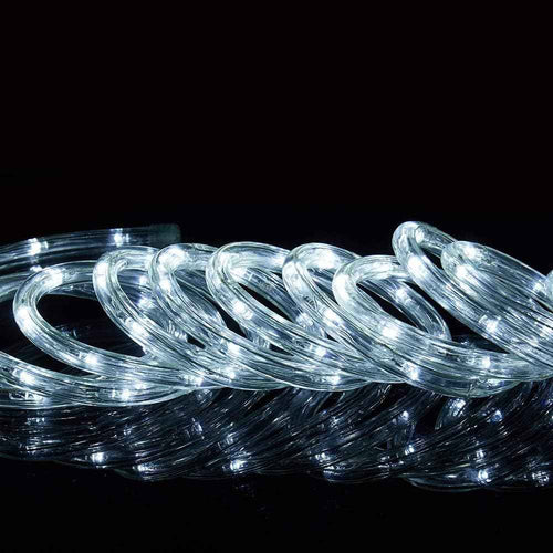100ft LED Rope Lights, 720Led White Rope Lights for Outside, Connectable Rope Light, Indoor Outdoor Rope Lights Waterproof for Party, Wedding, Background, Trees, Pool, Eaves Decorations
