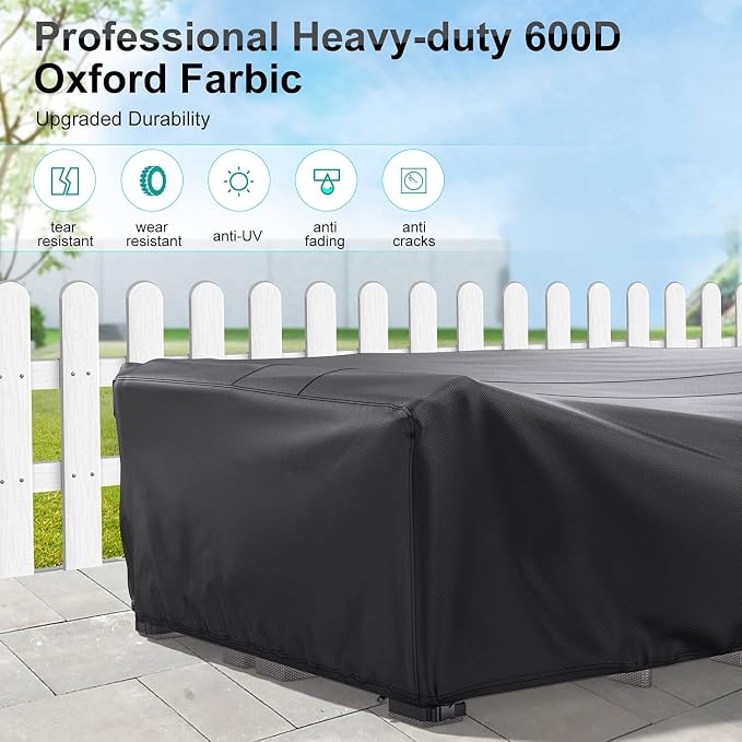 Patio Furniture Covers, Heavy Duty Outdoor Furniture Cover Waterproof, - Image 6