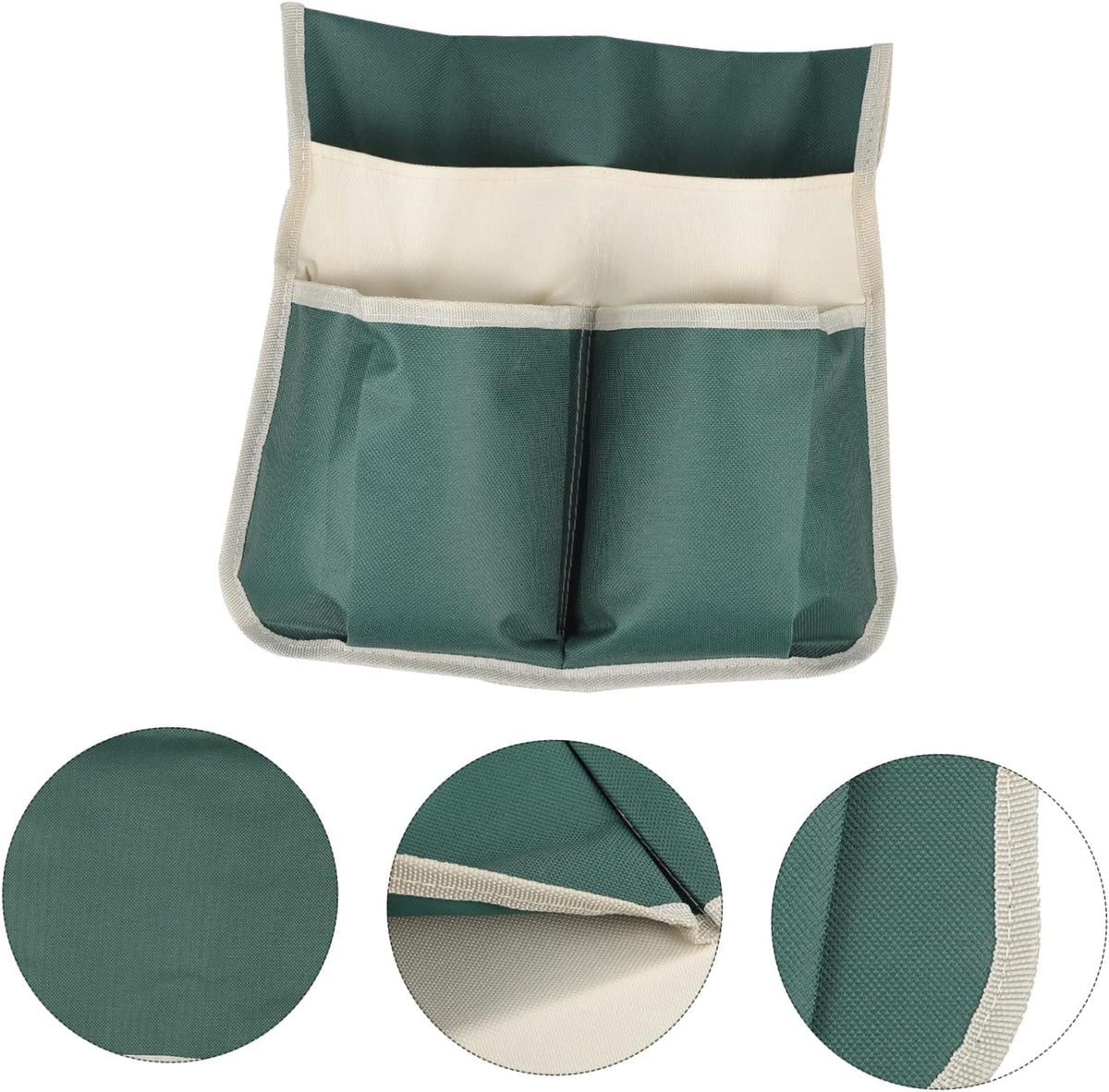 Garden Kneeler Tool Bag Large Multi-Pocket Tote with Durable 600D Fabric Storage Pouch for Gardening Tools Organizer and Easy Carry