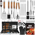 Cifaisi 38Pcs BBQ Tools Grilling Accessories Set with Aluminum Case | 16 Inch Stainless Steel Grill Tools, Thermometer, Grill Mats for Camping, Backyard Barbecue, Grilling Gifts for Men Women