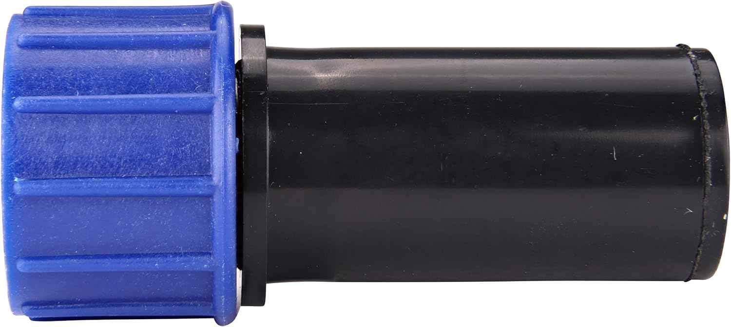 Raindrip 327G00UB Compression Swivel Adaptor with Washer, Connects 5/8 Inch Tubing or Dripline to 3/4 Inch MHT Hose Bibb or Garden Hose, Black