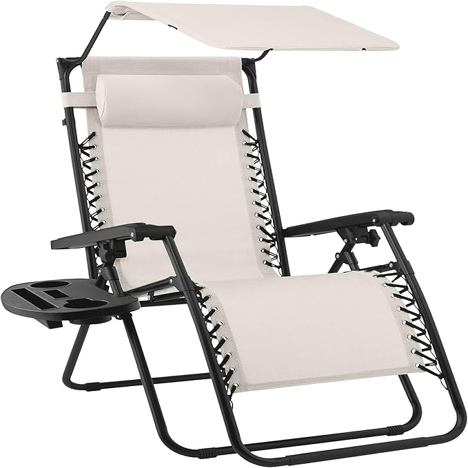 Best Choice Products 30” Wide Folding Zero Gravity Outdoor Recliner Patio by BestChoiceProducts
