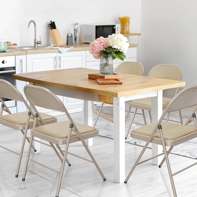 VINGLI 6 Pack Folding Chairs - Image 7