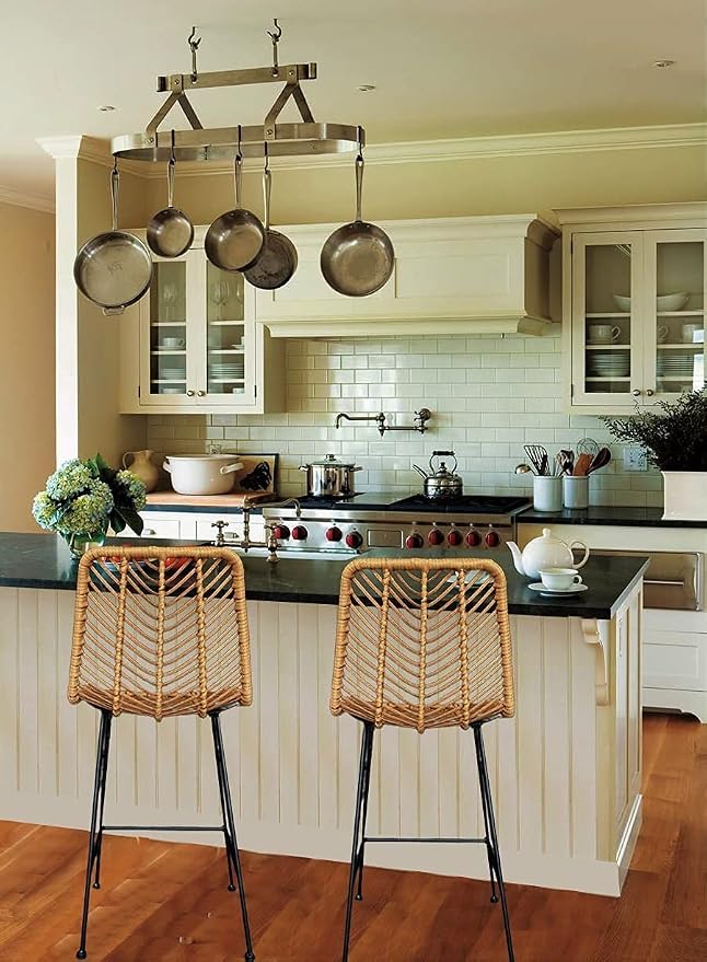 First of a Kind 36" Rattan Counter Stool - Image 2