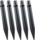 E-outstanding 5Pcs Ground Spikes Stakes Solar Lights Spikes Replacement Ground Stakes Plastic Outdoor Lighting Parts Accessories for Garden Lights