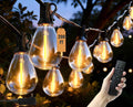 200FT Outdoor String Lights Waterproof, 76+2 Shatterproof S11 LED Bulbs, Extra Long Patio Lights for Outside, Bistro Cafe Decor, Backyard Garden Hanging Lights, Outside Fence Light String