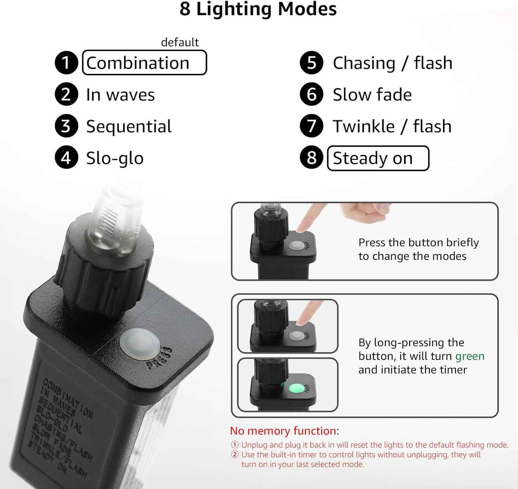 Lighting EVER 33ft Thin Rope Lights Outdoor Waterproof, 6000K Cool White | 1/4" Pencil-Thin Clear Tube, 100 LED Copper Wire Lights, Plug-in Outdoor Decor for Railing Fence Balcony, Not Connectable