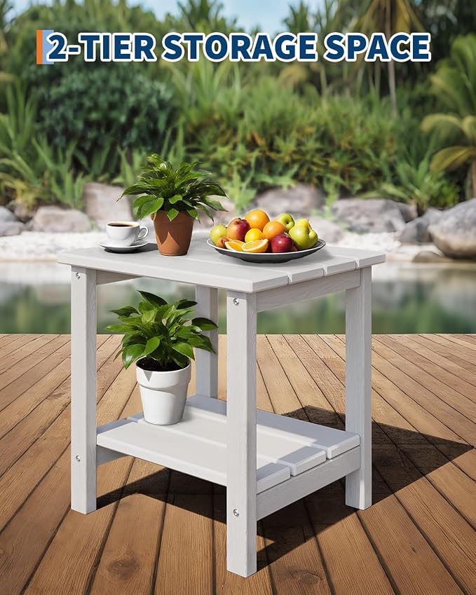 GarveeLife Poly Lumber Rocking Chair Outdoor Set of 2 - Image 5