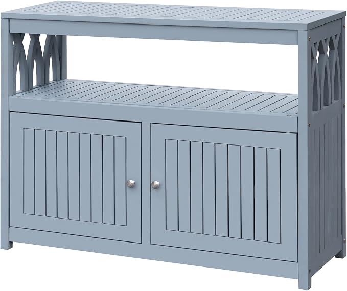 Greesum 2-Tier Outdoor Storage Cabinet in Acacia Wood, by BuynowfromGreesum