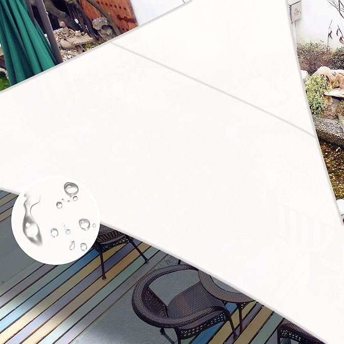 LOVE STORY Right Triangle 10'x14'x17.2' Waterproof Sun Shade Sail Canopy UV by LOVESTORY
