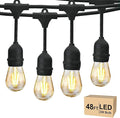 Svater 48 FT Outdoor String Lights 2W, Commercial Grade Patio Light by Svater