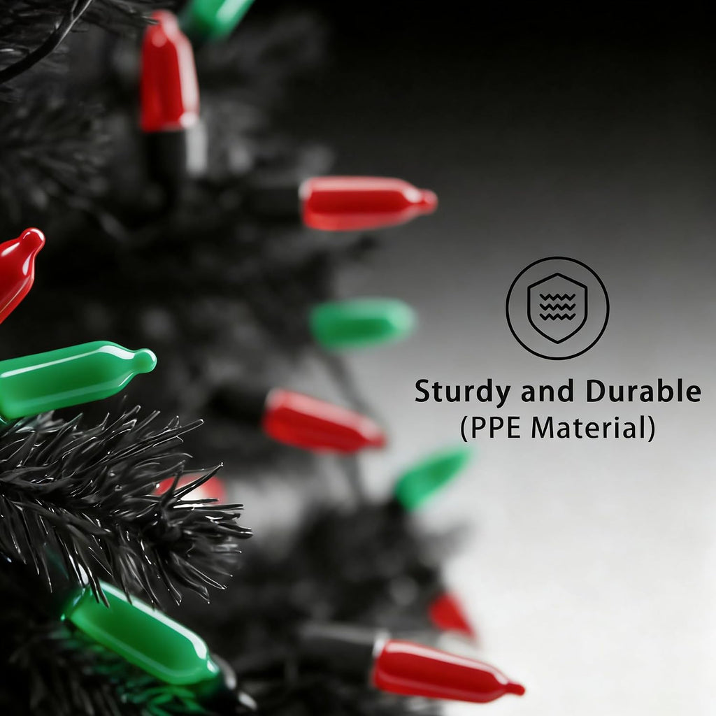 Green and Red Christmas Lights,23.3FT-70 Lights LED String Lights Commercial Grade Waterproof for Holiday Decoration, Christmas Decorations