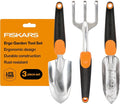 Fiskars three-piece garden hand tool set