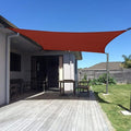 SUNNY GUARD Sun Shade Sail 10' x 13' Rectangle Terra Red UV Block Sunshade by SUNNYGUARD