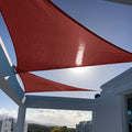 SUNNY GUARD Custom Size 11'x11'x15.6' Terra Red Sun Shade Sail Right Triangle by SUNNYGUARD