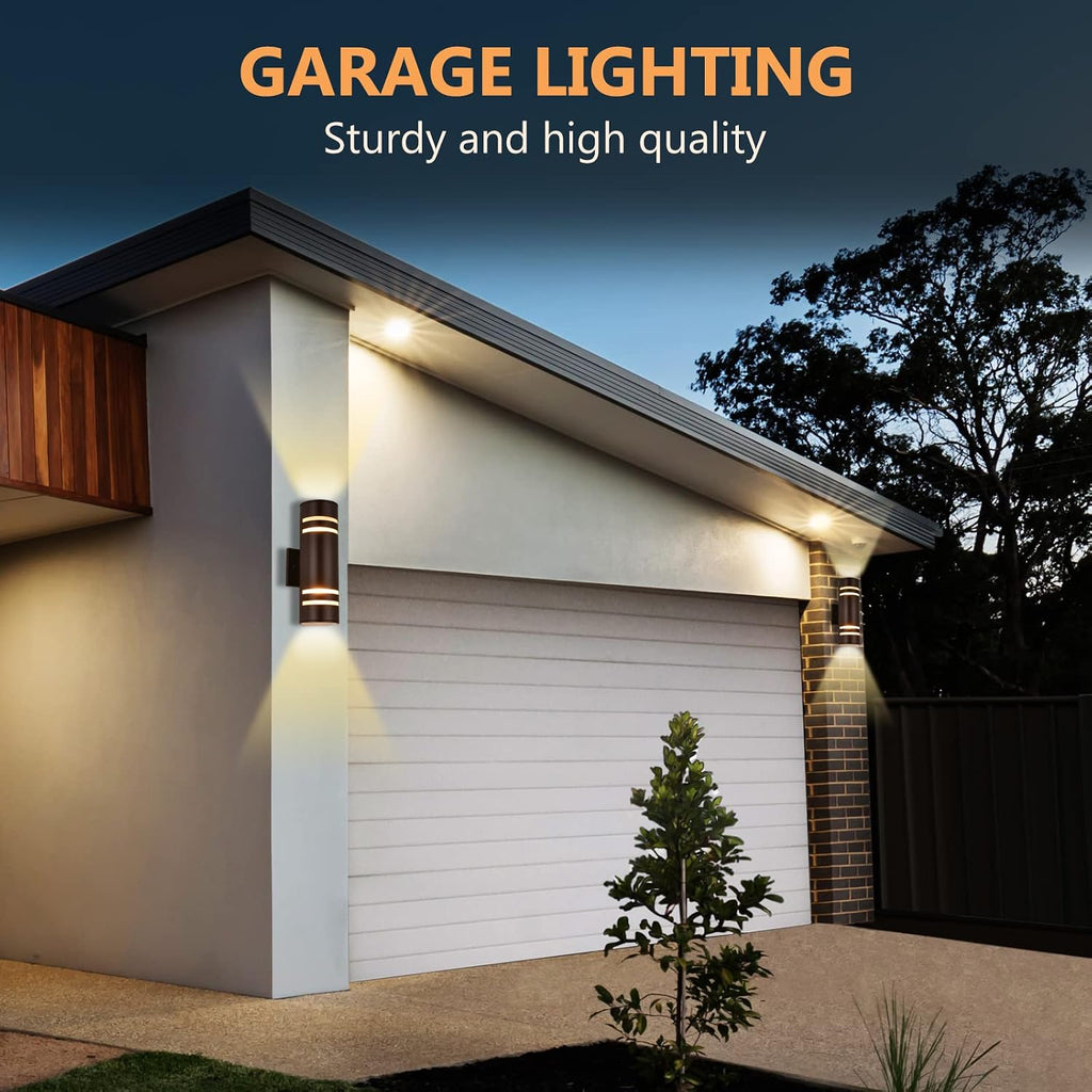 Housen Solutions Outdoor Light Fixture, IP65 Waterproof Exterior Lighting Fixtures, Oil Rubbed Bronze Aluminum Porch Lights for House Garge
