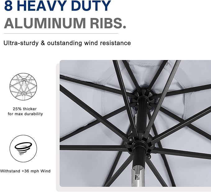 ABCCANOPY Durable Solar Led Patio Umbrellas - Image 7
