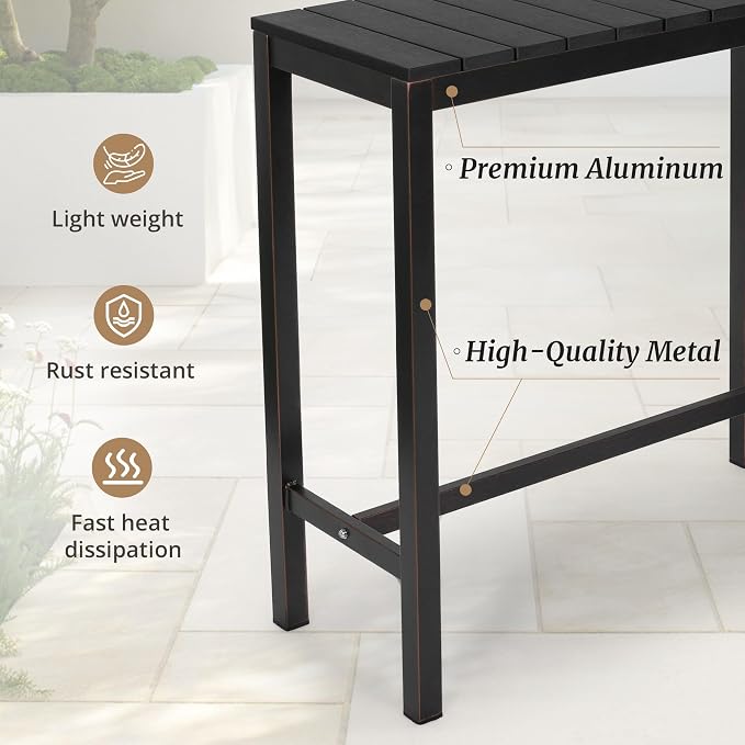Outdoor Bar Table, Weather Resistant, Hot Tub, Indoor or Outdoor Use - Image 5