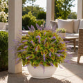 Artificial Coleus Flowers, 6 Faux Plants for Outdoor Planters -Green | Realistic Coleus Leaf Texture UV-Resistant for Outdoor Use Lush and Full Appearance No Watering or Maintenance Required