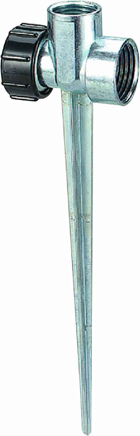 1/2" Zinc Flow-Thru Spike Base