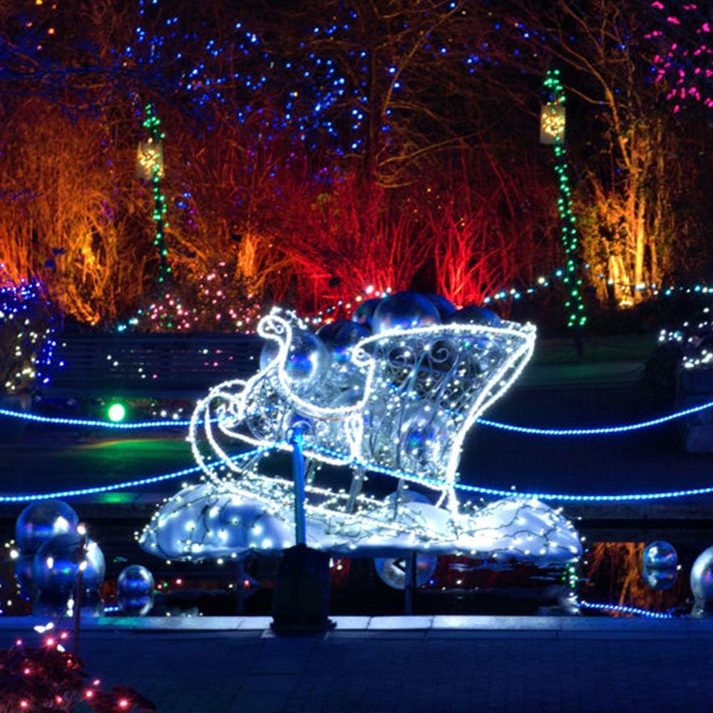 100ft LED Rope Lights, 720Led White Rope Lights for Outside, Connectable Rope Light, Indoor Outdoor Rope Lights Waterproof for Party, Wedding, Background, Trees, Pool, Eaves Decorations