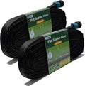 Secbulk 2026 Flat Soaker Hose 100 ft for Garden, 100' (50ft x 2) Linkable Drip Hose Diy Garden Irrigation System Saving 80% Water, Dual-layer Leak-free Design Water Hose with Holes