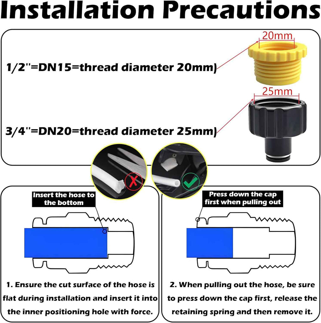 CESFONJER 360° Adjustable Irrigation System Kit, Automatic Atomization Drip Irrigation Kit with 10mm Quick Connect Adapter for Watering Lawn Terrace Garden System