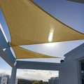 SUNNY GUARD Custom Size 17'x24'x29.4' Triangle Sand UV Block Sunshade by SUNNYGUARD