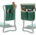 COCO Garden Pouches for Kneeler - 2 Pack Outdoor Gardening Stool Pouch, Workseat Storage Tote Hanging Organizer, Heavy-Duty 600D Oxford Cloth Tool Bag