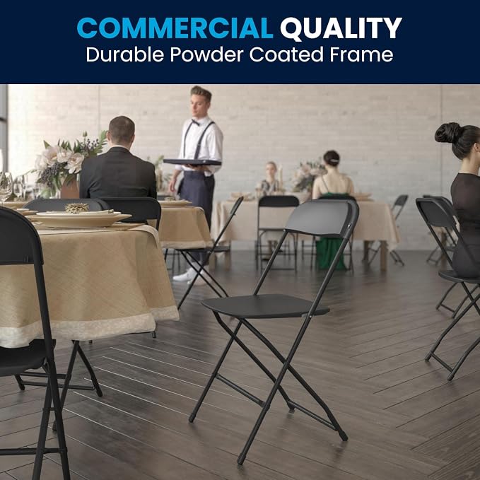 Flash Furniture Hercules Series Plastic Folding Chairs - Image 8