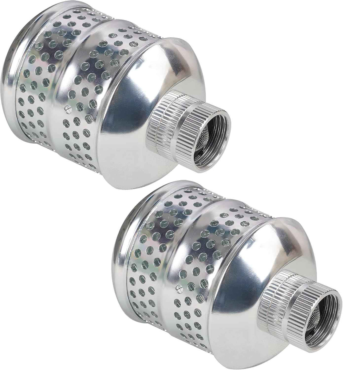 Hourleey 2 Pack Bubbler Sprinkler Heads, Aluminum Diffuser Flood Nozzle for Delicate Watering, Gentle Garden Metal Watering Soaker Sprinkler for Plants Garden Lawn Yard
