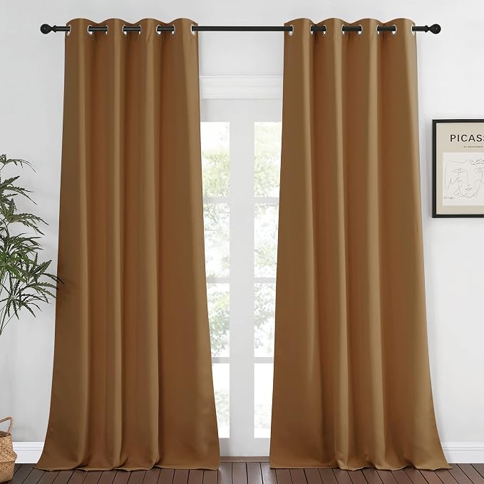 NICETOWN Blackout Curtains 120 inch Length by NICETOWN