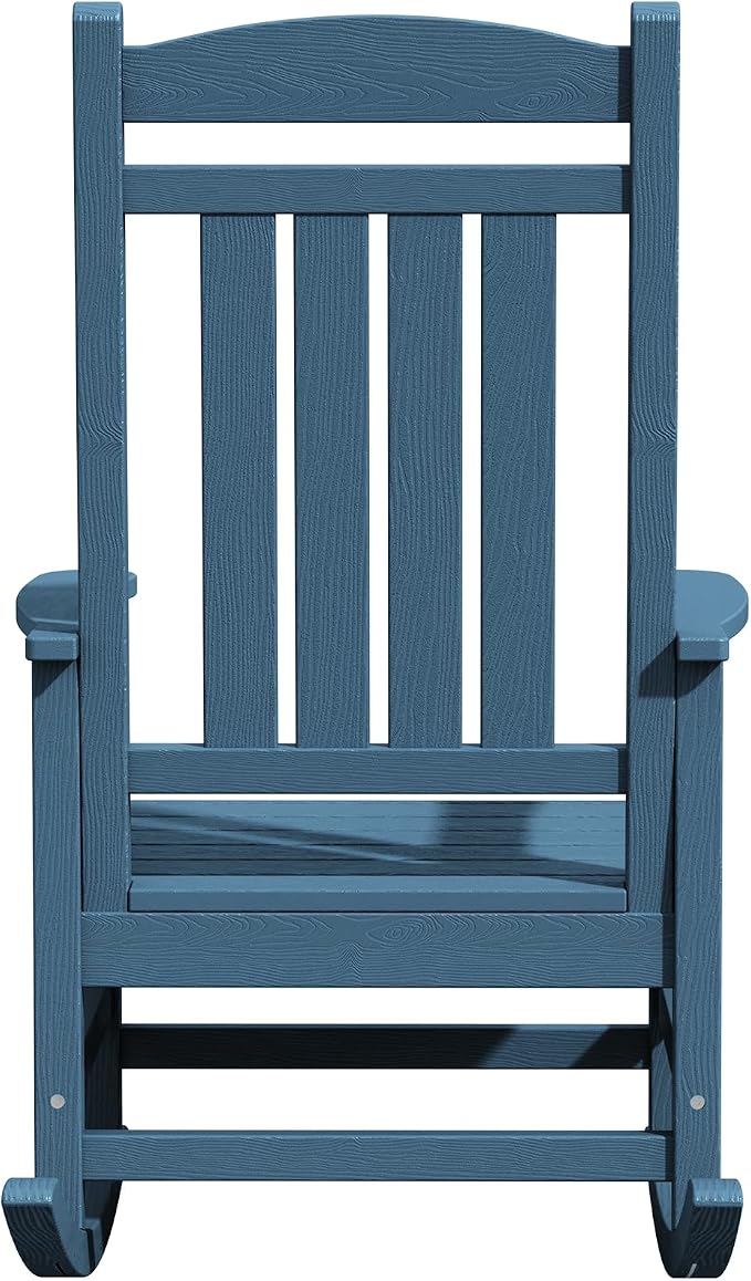KINGYES HDPE Rocking Chairs Outdoor, Patio Rocking Chairs - Image 12