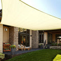 LOVE STORY Custom Size 7'x9' Butter Cream Sun Shade Sail Rectangle UV Block by LOVESTORY