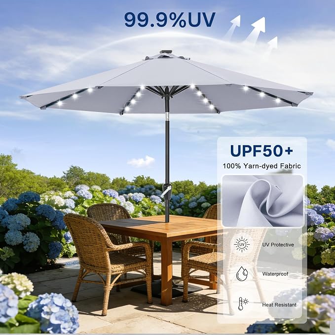 ABCCANOPY Durable Solar Led Patio Umbrellas - Image 6