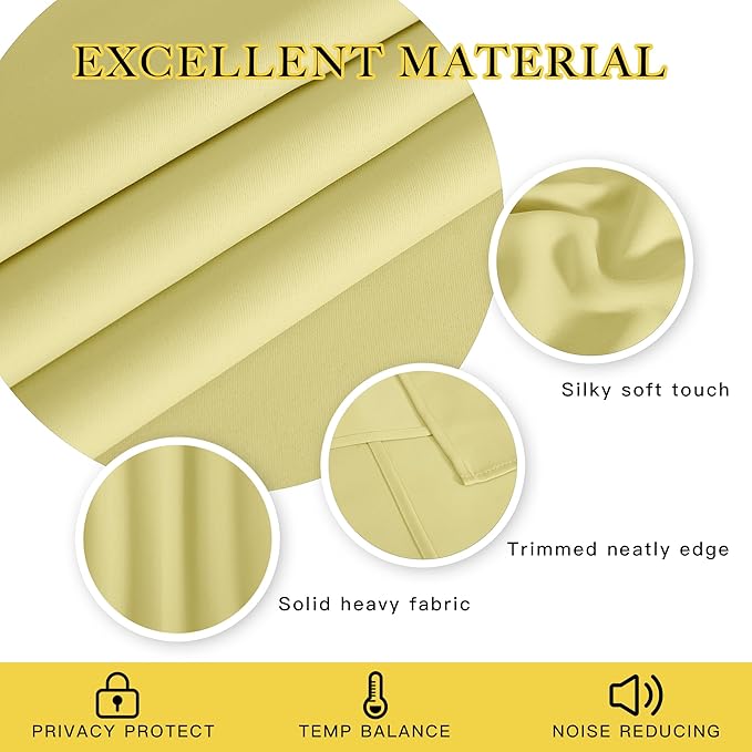NICETOWN Patio Blackout Curtain Panels - Image 2
