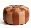 Thgonwid Unstuffed Moroccan Storage Pouf Foot Stool Ottoman Seat Handmade Faux by Thgonwid